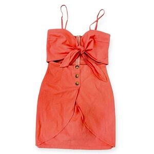 NWT Fashion Nova Open Front Mini Dress- Size L